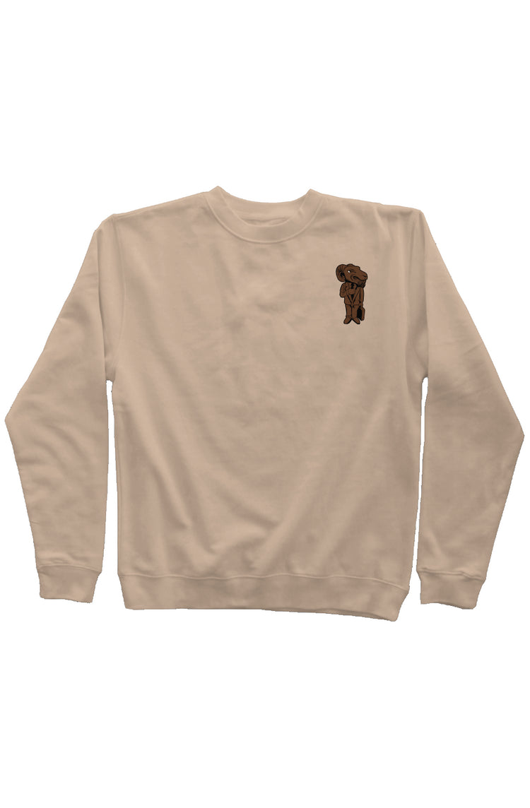 Embroidered Pastel Crewneck