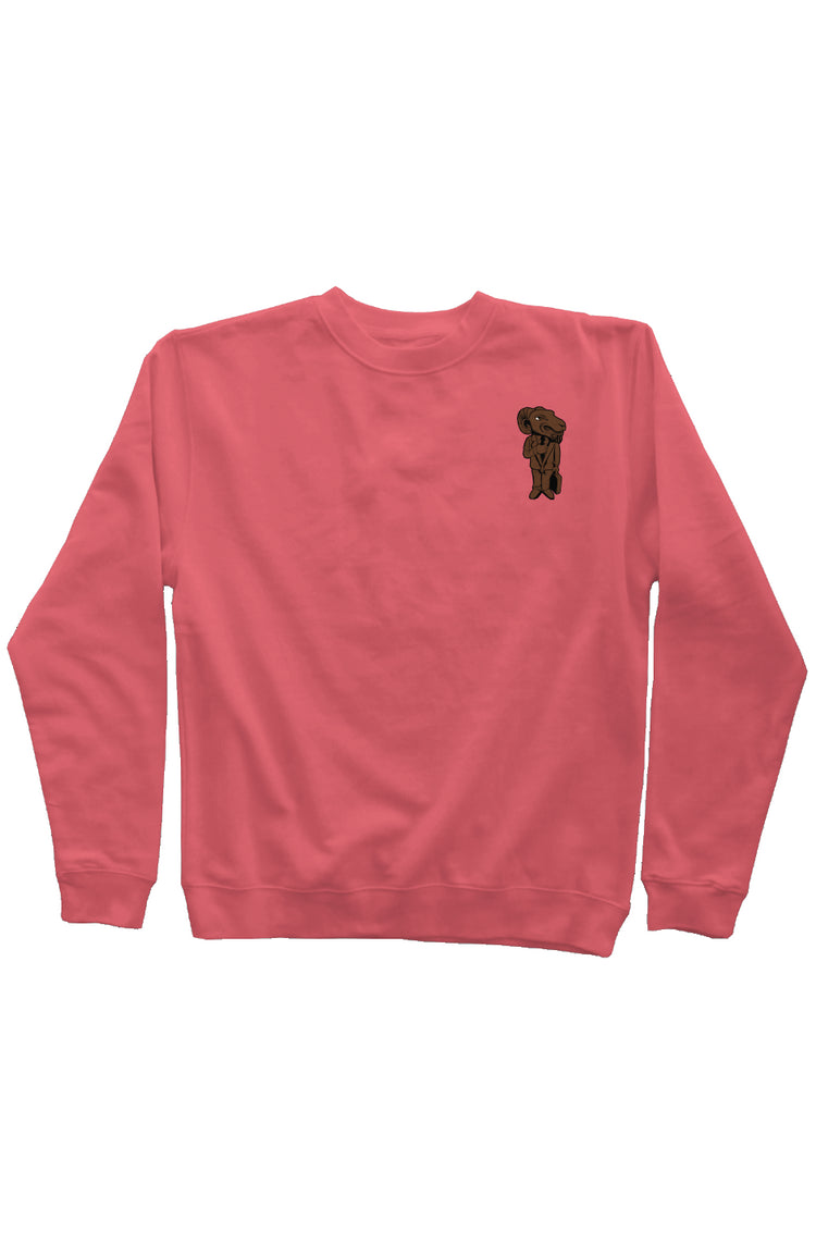 Embroidered Pastel Crewneck