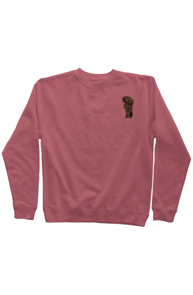 Embroidered Pastel Crewneck