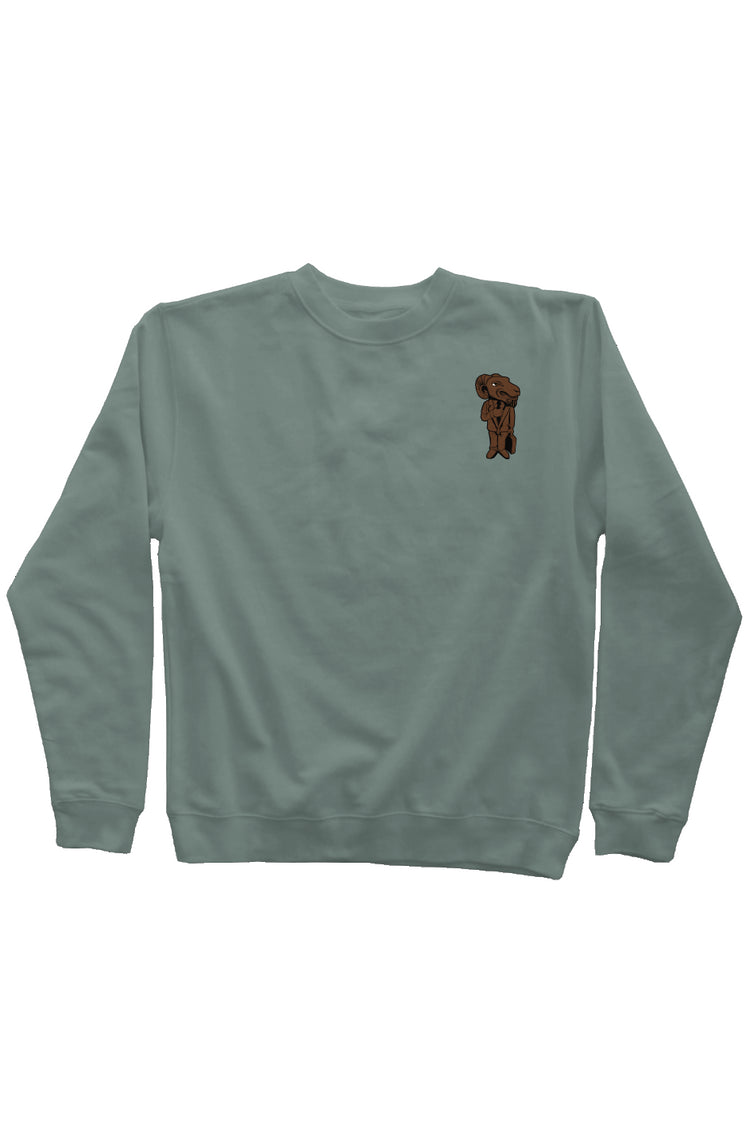 Embroidered Pastel Crewneck