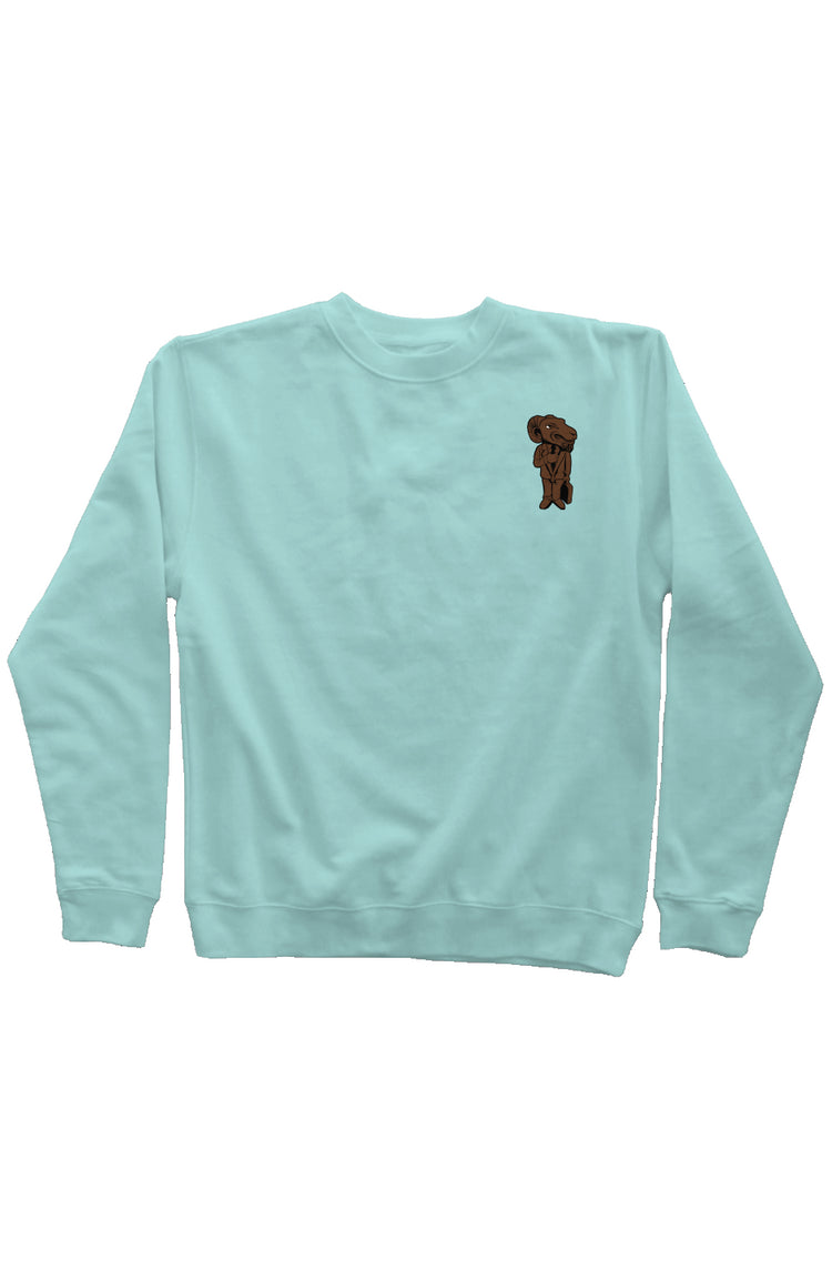 Embroidered Pastel Crewneck