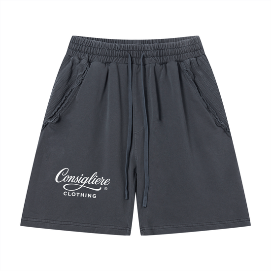 Unisex Vintage Wash "Mirror" Shorts/ Set
