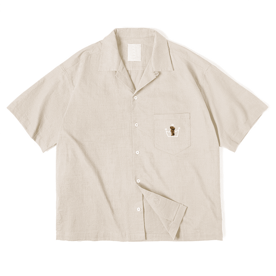Dual Muse Cuban Collar Shirt