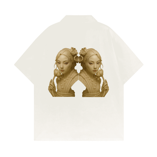 Dual Muse Cuban Collar Shirt