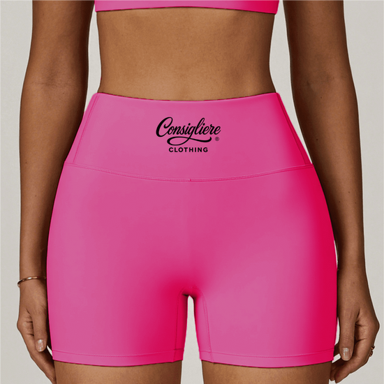 High-Waisted Compression Yoga Shorts