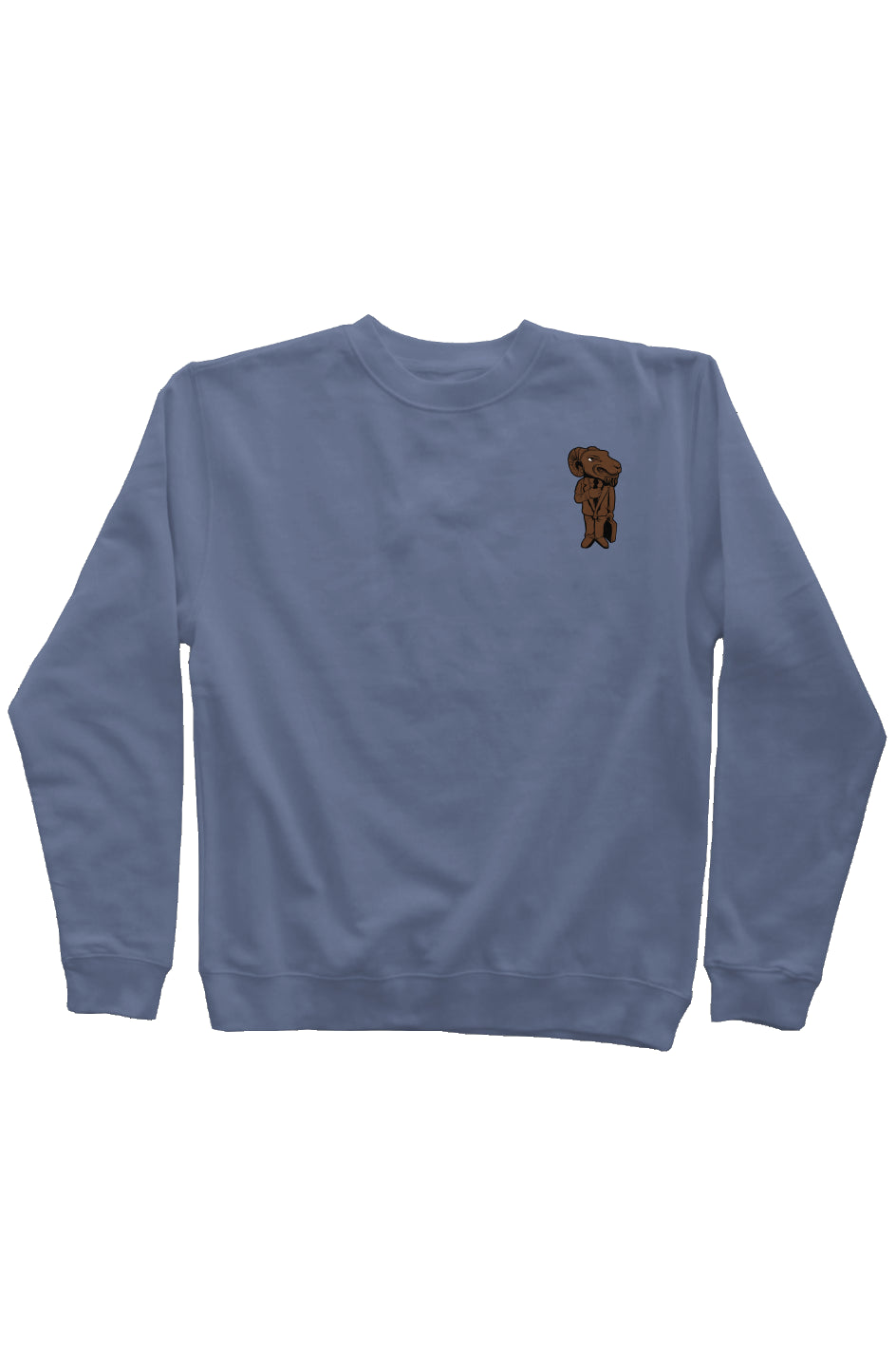 Embroidered Pastel Crewneck