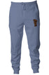 Embroidered Pastel Fleece Joggers
