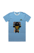 "Stripes" Mid Blue tee "The Consigliere" series