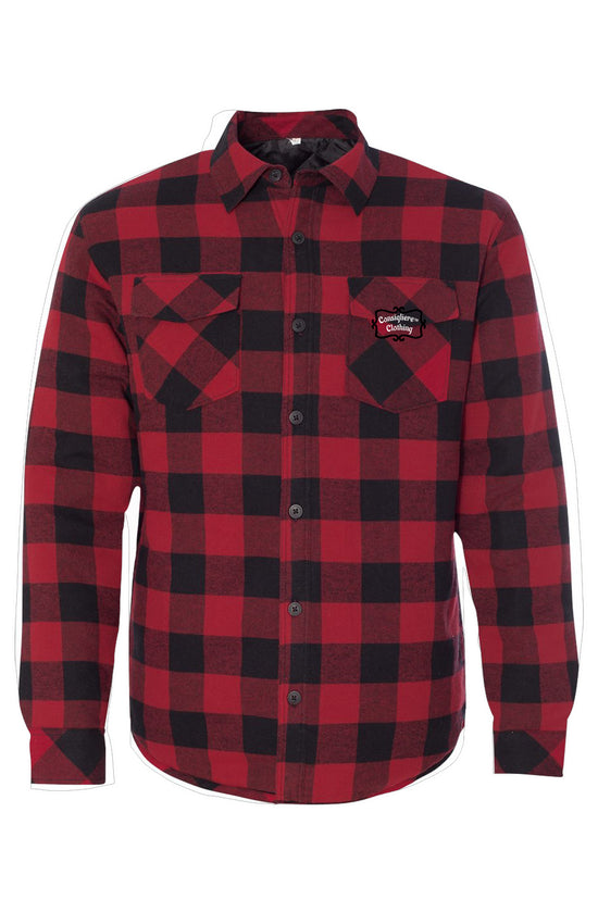 Consigliere® Quilted Flannel Shirt Jacket