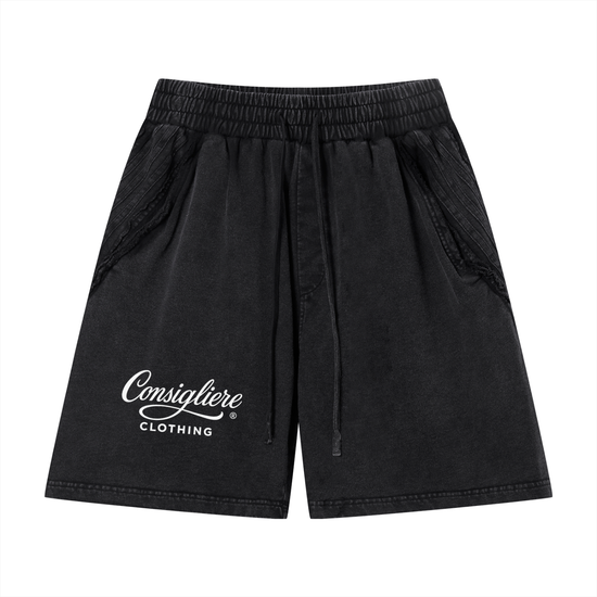 Unisex Vintage Wash "Mirror" Shorts/ Set