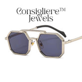 Niche, luxury metal sunglasses with UV protection and tinted options. Laser engraved with discrete branding. Fashion eyewear for a fashion driven lifestyle.