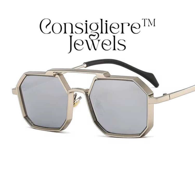 Niche, luxury metal sunglasses with UV protection and tinted options. Laser engraved with discrete branding. Fashion eyewear for a fashion driven lifestyle.