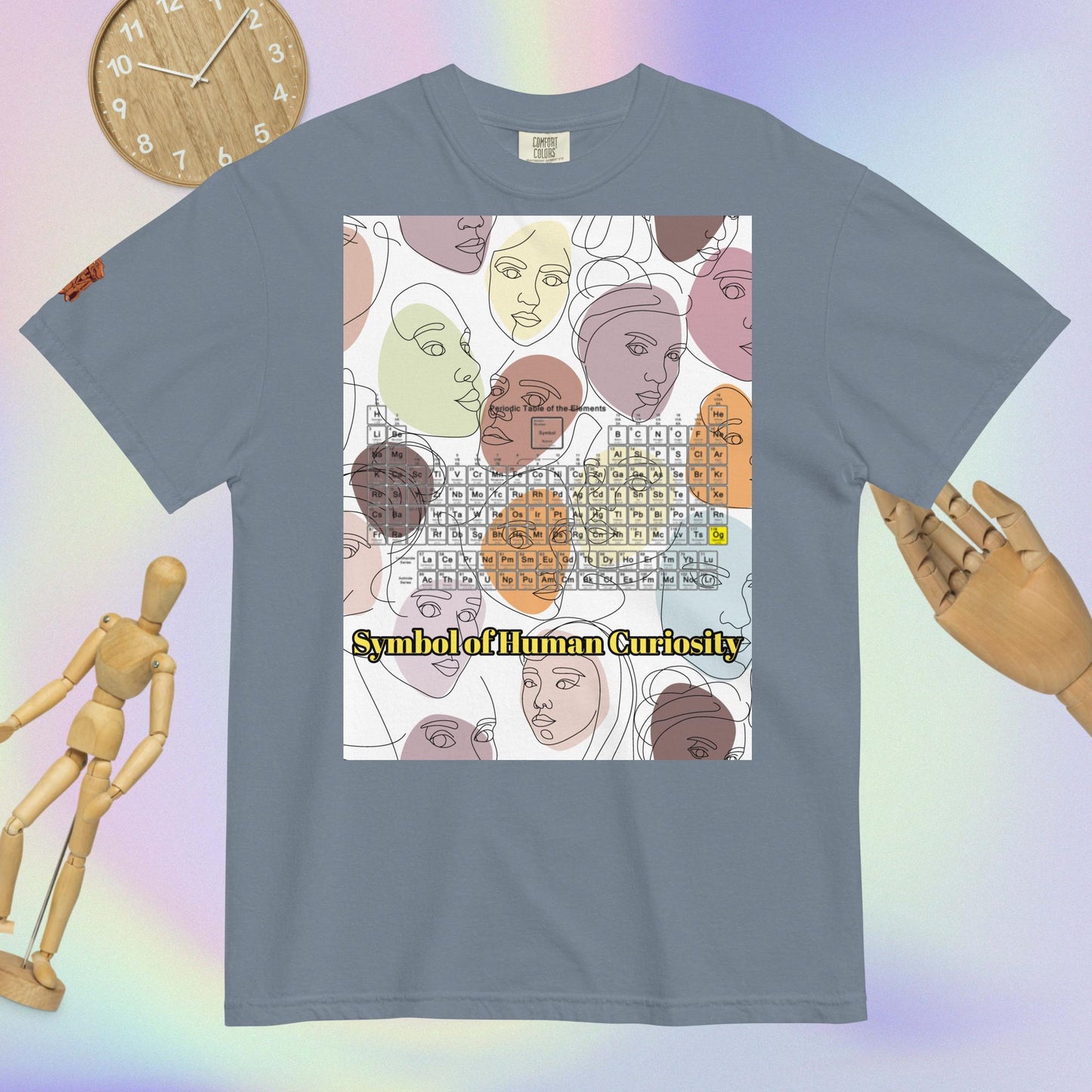 The "Human Curiosity" heavyweight t-shirt