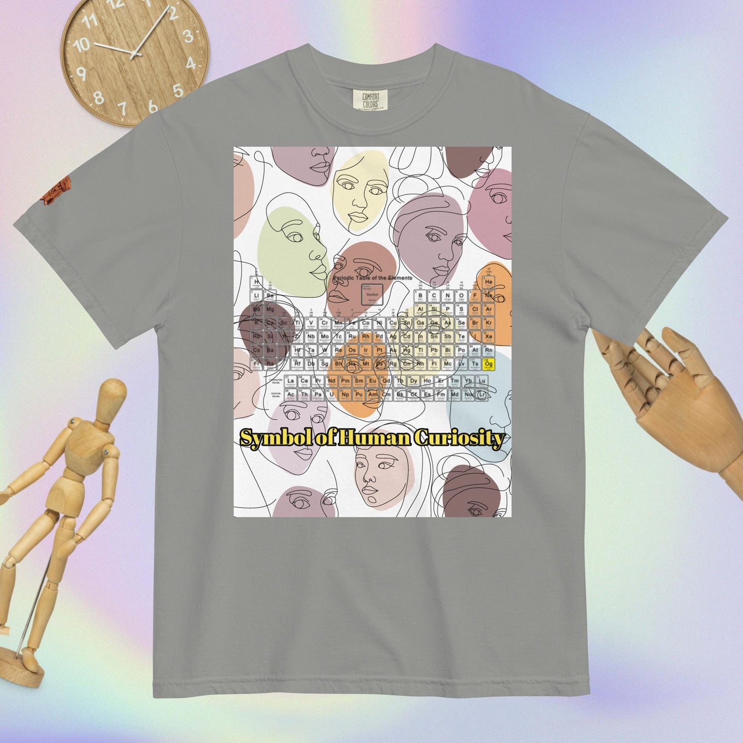 The "Human Curiosity" heavyweight t-shirt