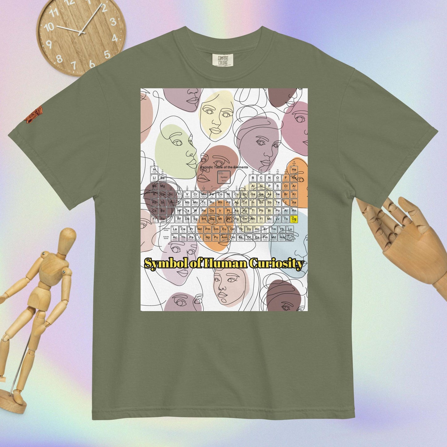 The "Human Curiosity" heavyweight t-shirt