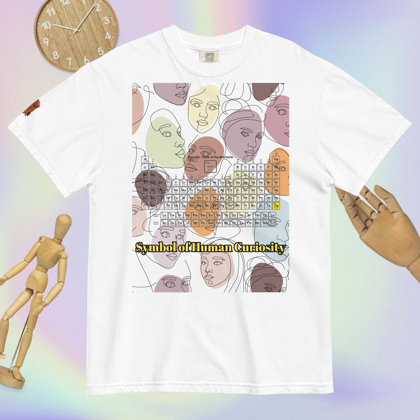 The "Human Curiosity" heavyweight t-shirt
